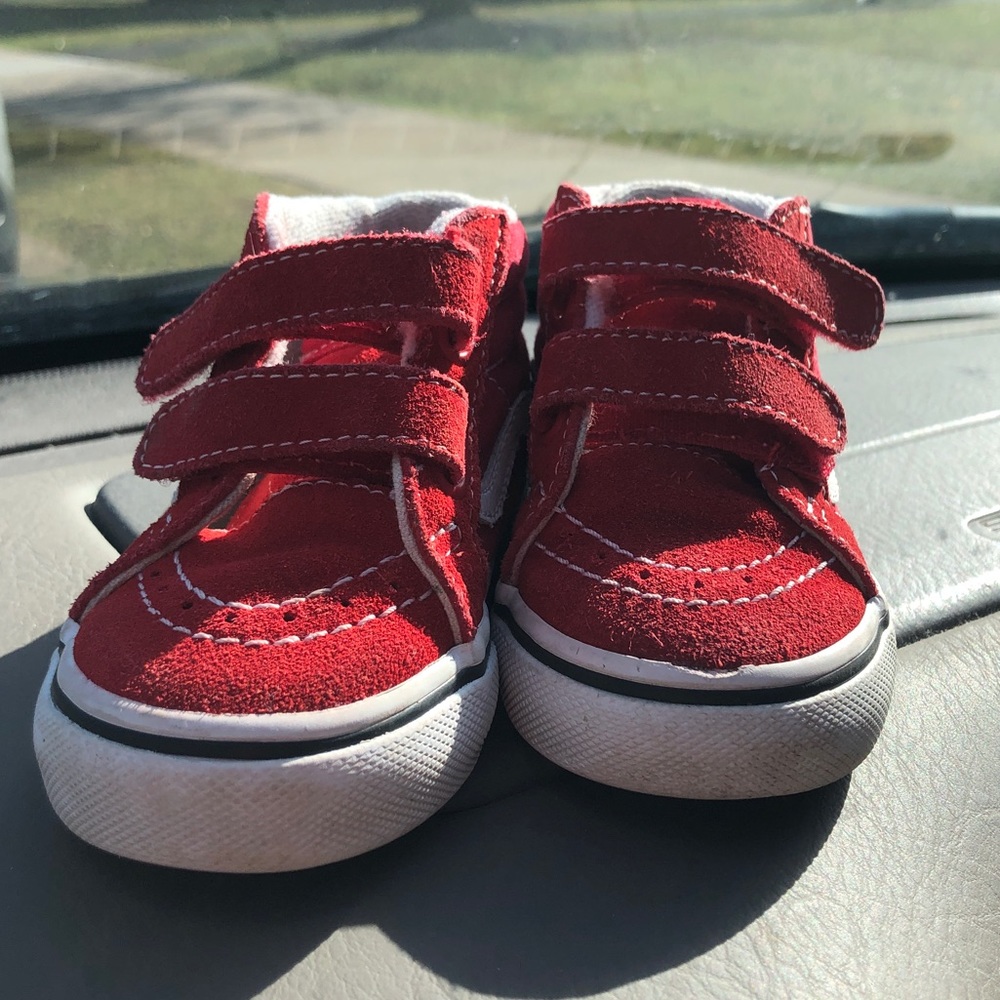 Toddler red vans